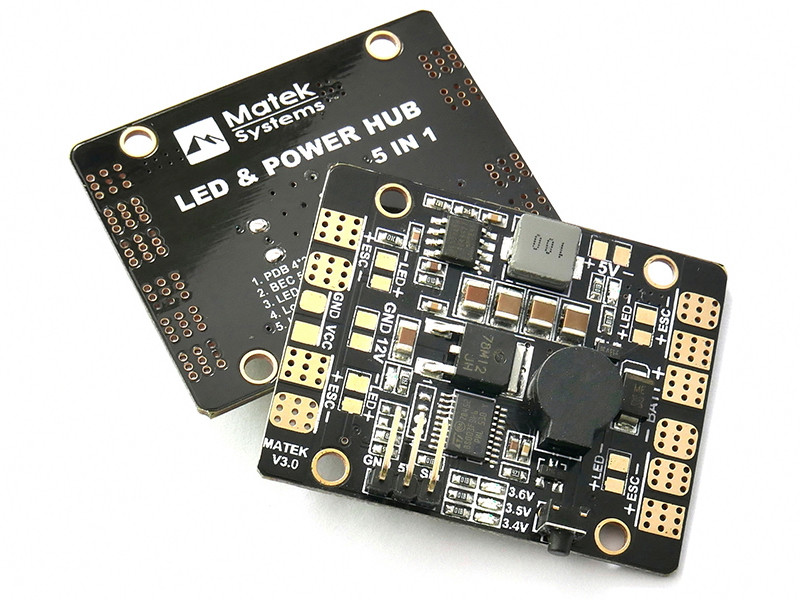 Розподільна плата MATEK V3 з BEC 5V і 12 V amc