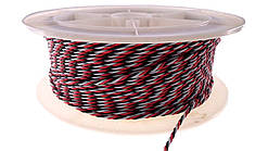 Сервопровід QianJia 22 AWG скручений Futaba 1 метр погінний amc