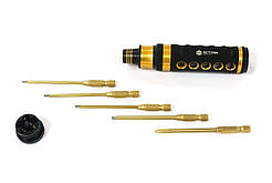 Викрутка шестигранна 5в1 RCTurn Premium 1.5/2.0/2.5/3.0/PH4+ набір інструментів amc