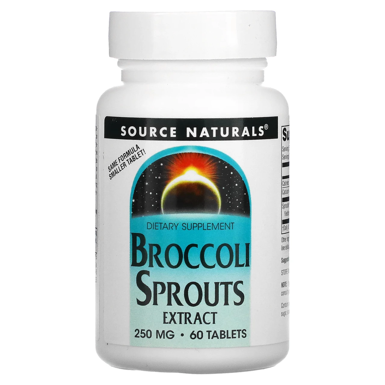 Source Naturals, екстракт паростків броколі, 250 мг, 60 таблеток