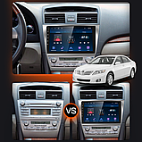 Al Штатна магнітола для Toyota Camry 6 (XV40) Рестайлінг 2009-2011 екран 10" 1/16Gb Wi-Fi GPS Base Android, фото 8