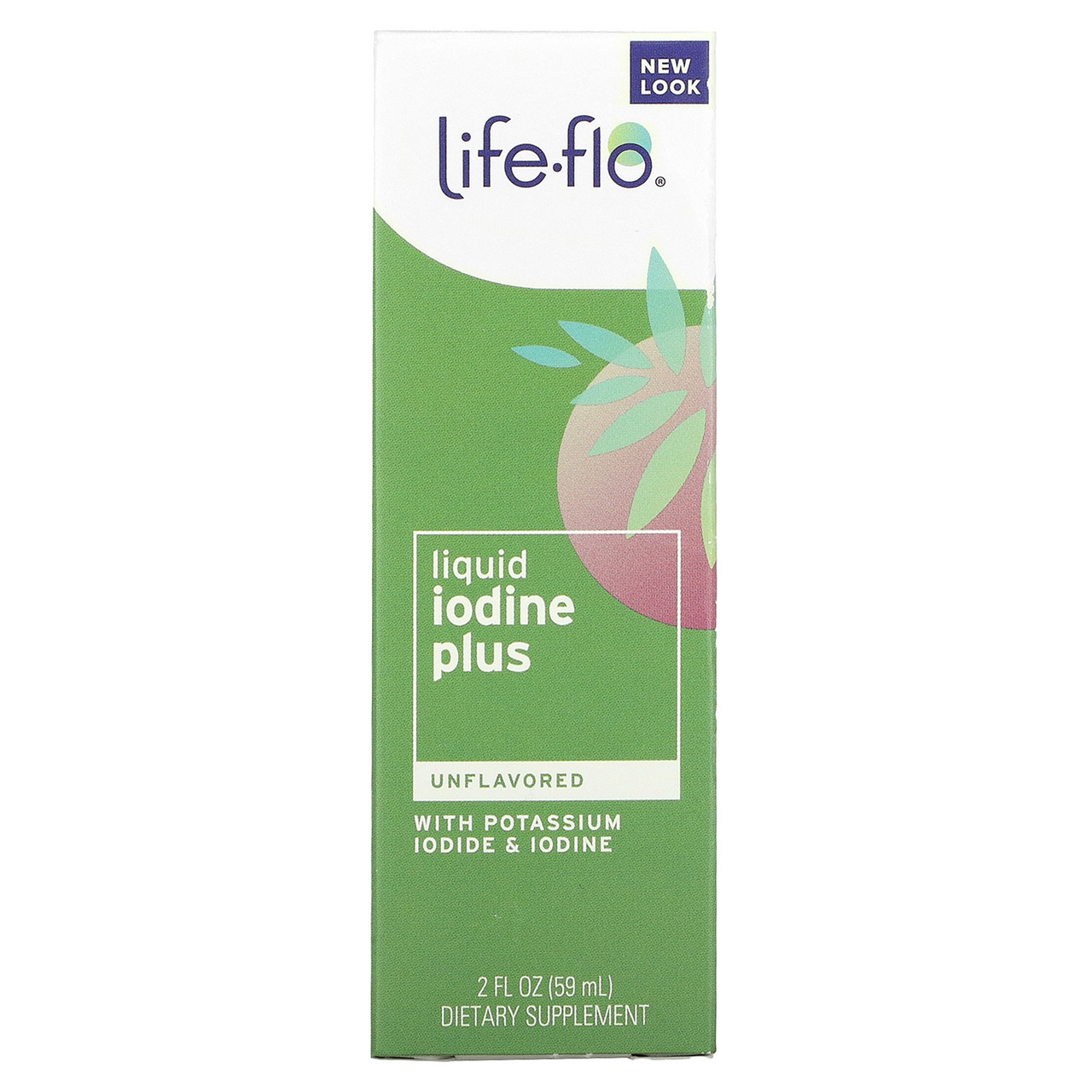 Life-flo, рідкій йод плюс, 59 мл (2 рідк. унції)
