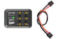 Розгалужувач живлення SkyRC SK-600114-03 з USB (XT60) amc