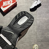 Чоловічі кросівки Nike Air Monarch IV White Blue, білі шкіряні кросівки найк аір монарх 4 аїр, фото 9