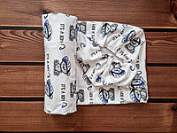 Тепле простирадло на гумці в дитяче ліжечко 120×60