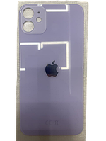 Задняя крышка iPhone 11 фиолетовая с большими отверстиями под окна камер оригинал