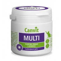 Canvit Multi for Cats Витаминная добавка для улучшения физической формы у кошек, 100 г