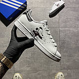 Жіночі кросівки Adidas Stan Smith x Disney White Black, білі шкіряні кросівки адідас стен сміт дісней, фото 2