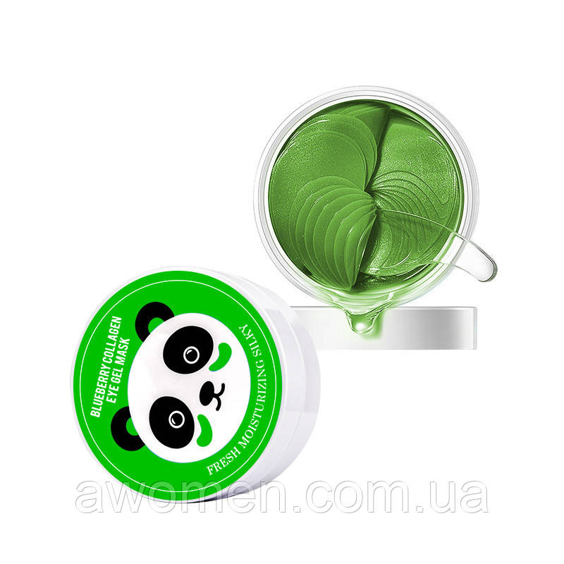 Уценка! Патчі для очей Sersanlove Collagen Panda з екстрактомодоростей (60 штук, 30 пар) не герметично!