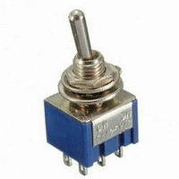 Тумблер MTS-202 6pin ON-ON 125V 6A