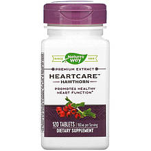 Глід Nature's Way "HeartCare Hawthorn" для здоров'я серця, 160 мг (120 таблеток)