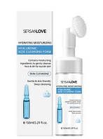 Пенка мусс для умывания Sersanlove Hyaluronic Acid с щеточкой 150 g (гиалуроновая кислота)