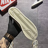 Жіночі кросівки Nike Blazer Mid '77 Low White Black, білі шкіряні кросівки найк блейзер мід, фото 7