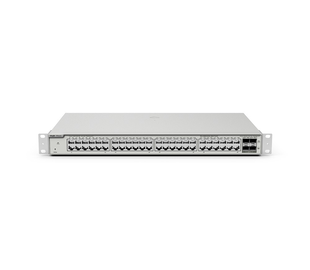Коммутатор Ruijie Reyee RG-NBS3200-48GT4XS (48xGE, 4xSFP+, 19-inch Rack-mountable Steel Case, Ruijie Cloud,
