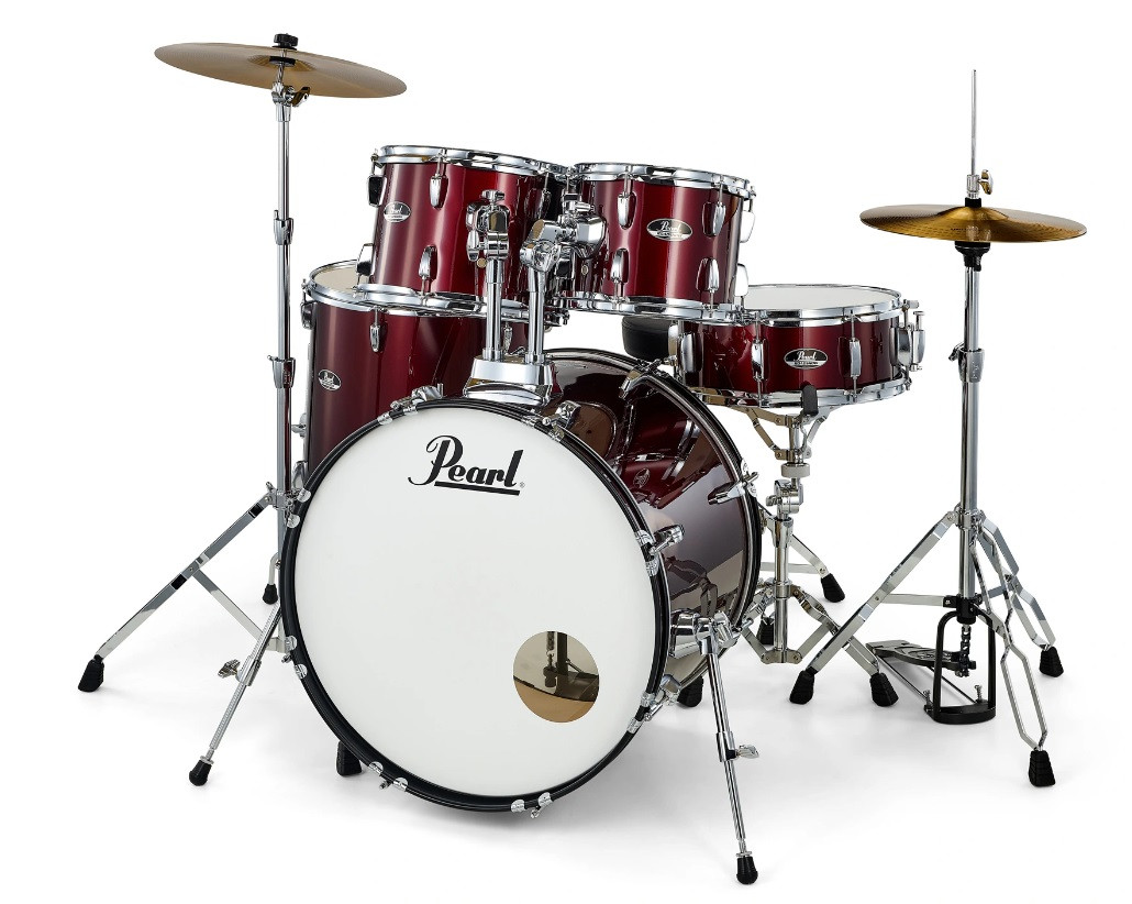 Акустична барабанна установка PEARL Roadshow RS-505SC/C91 (Red Wine) + Paiste Cymbals