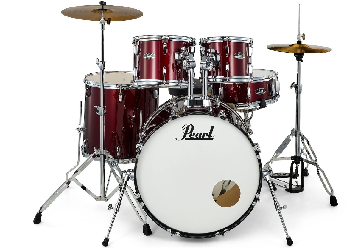 Акустична барабанна установка PEARL Roadshow RS-525SC/C91 (Red Wine) + Paiste Cymbals
