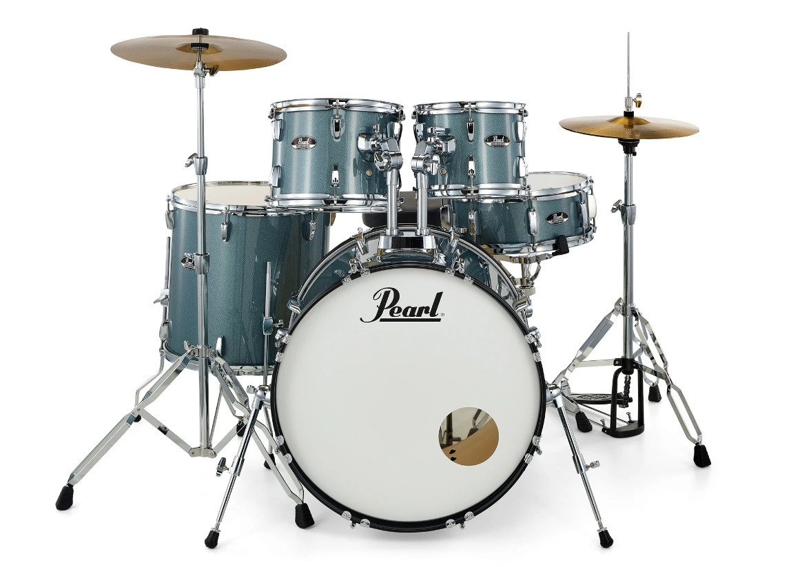 Акустична барабанна установка PEARL Roadshow RS-525SC/C706 (Charcoal Metallic) + Paiste Cymbals, фото 1