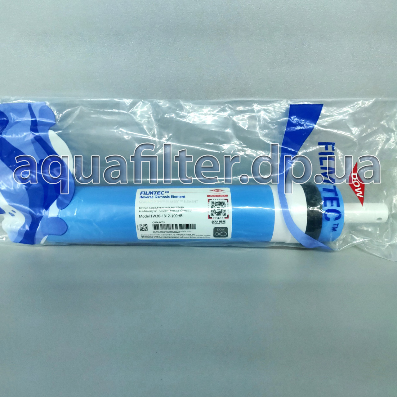 Мембрана зворотного осмосу DOW Filmtec TW30-1812-100HR