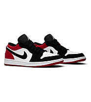 Кросівки Nike Air Jordan 1 Low Black Toe, фото 4