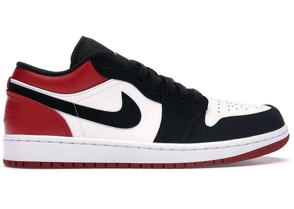 Кросівки Nike Air Jordan 1 Low Black Toe, фото 1