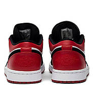 Кросівки Nike Air Jordan 1 Low Black Toe, фото 5