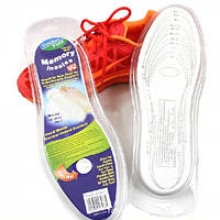 Устілки для взуття, ортопедичні з пам'яттю Memory Foam Insoles. PL