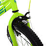 Велосипед дитячий двоколісний Profi Y16225 16" зріст 100-120 см вік 4 до 7 років салатовий, фото 5