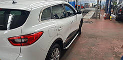Бокові пороги Fullmond (2 шт., алюміній) для Renault Kadjar