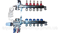 Коллектор для теплого пола в сборе FIV EMMETI (Италия) 10 выходов