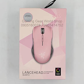 Миша USB RAZER LANCEHEAD QUARTZ (pink) 16000dpi, фото 3