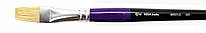 Пензель щетина плоский No 16 подовжена ручка Rosa Studio, 18640116