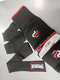 Бинти-рукавички PowerPlay 3096 з гелевими подушечками Чорні XL, фото 5