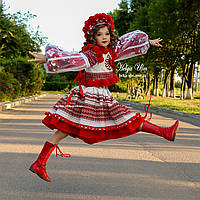 Национальный костюм "МарциПани" (лето) красн. 128