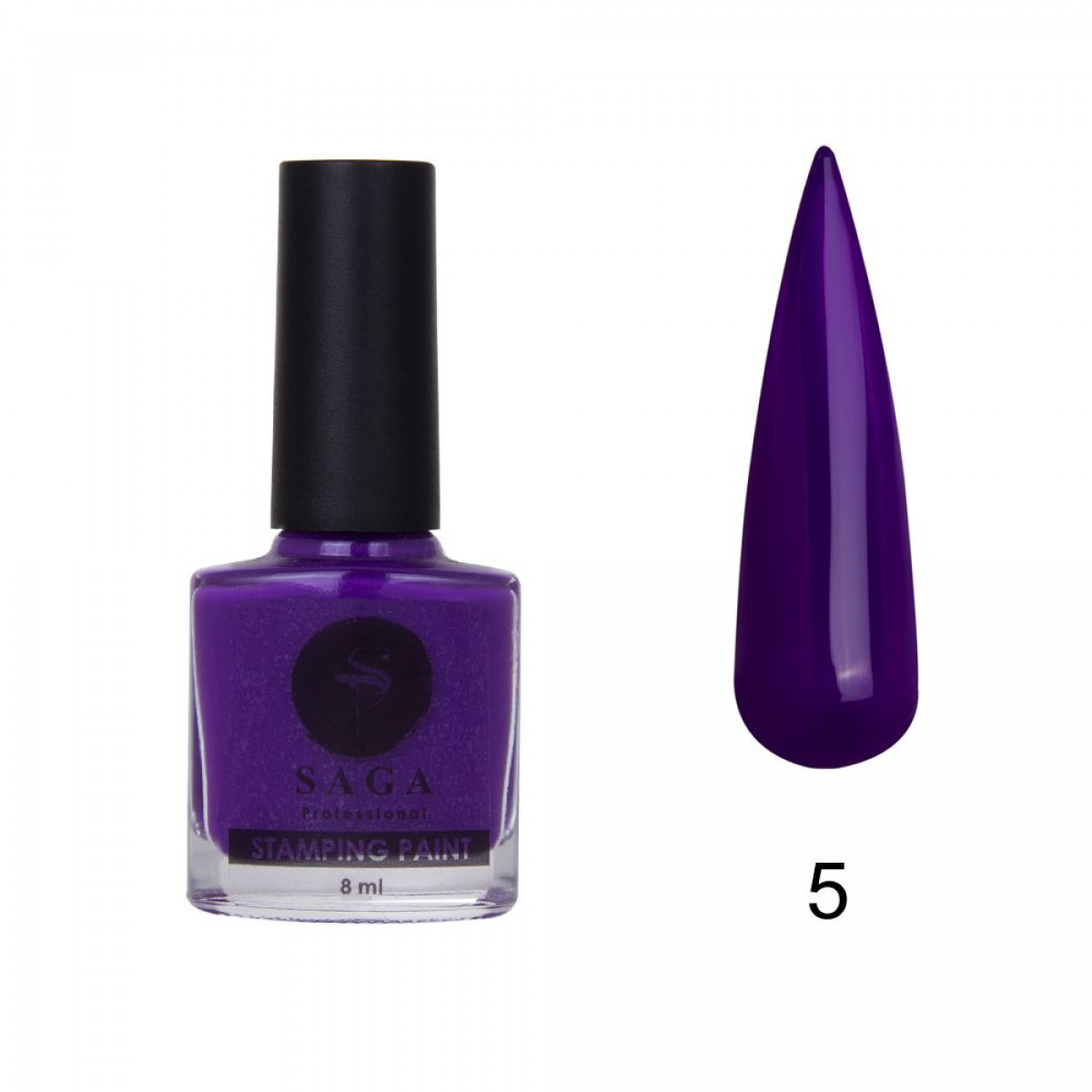 Лак для стемпінгу Saga Professional Stamping №5, фото 1
