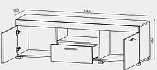 Тумба під телевізор 1500 Британія 460х1500х380мм Еверест, фото 3