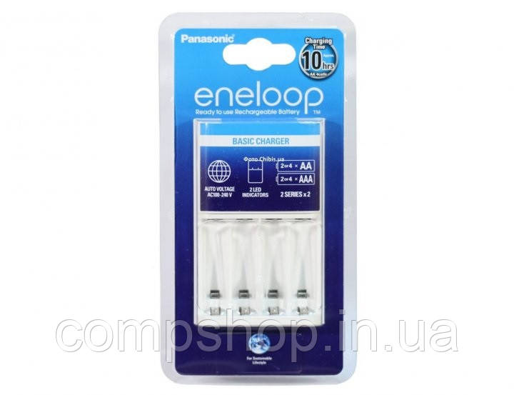 Зарядний пристрій для акумуляторів АА/ААА Panasonic Basic Charger (BQ-CC51E)  (код 124696)