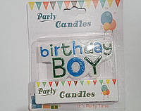 Свеча в торт " Birthday boy"