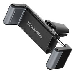 Автотримач СolorWay СolorWay для телефону Clamp Holder Black (код 126621)
