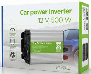 Автомобільний інвертор EnerGenie EG-PWC500-01_модифікована синусоїда (код 126652)