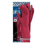 Перчатки защитные из латекса Reis (RFR) красные хозяйственные XL