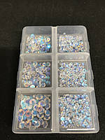 Стрази хамелеон кристал, 6 різних розмірів.