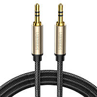 Кабель аудио Ugreen 3.5 mm to 3.5 mm Audio Cable Braided 3 м Silver (AV125)