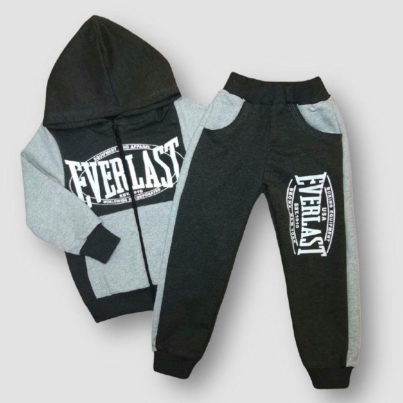 Спортивний костюм для хлопчика з принтом Everlast двухнитка