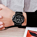 Наручний спортивний чоловічий годинник Skmei 1742 Hamlet (Чорний), фото 8