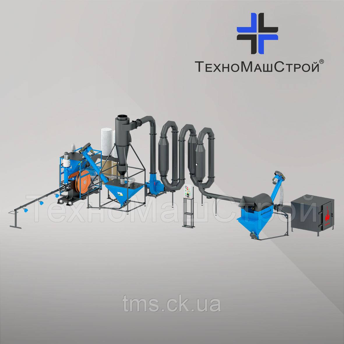 Ударний прес для брикетів «Ecopress» з сушкою СА-400
