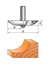 Фреза по дереву ГЛОБУС 3001 D73 d8 фігірейна горизонтальна