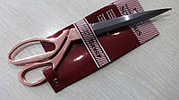Ножницы портновские металлические 265 мм коричневые ручки