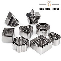 Набір міні металевих формочок для печива різної форми Cooking House - 24 шт, фото 6