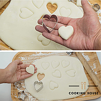 Набір міні металевих формочок для печива різної форми Cooking House - 24 шт, фото 9