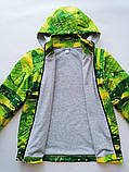 Куртка для хлопчика на підкладці водонепроникна, зелена SmileTime Caps, фото 5